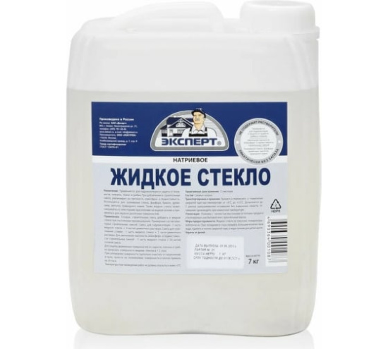 Жидкое стекло 7кг/6шт Эксперт
