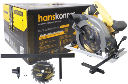Пила циркулярная 1350Вт. HCS50160 Hanskonner