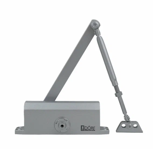 Доводчик дверной L-8224 до 110кг,коричневый DORF ECONOMY