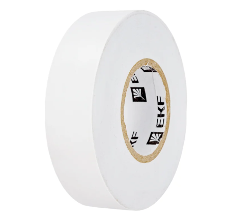 Изолента ПВХ 19мм х  20м белая SafeFlex EKF
