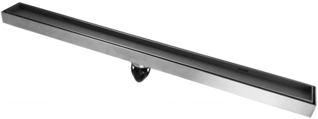 Трап сливной MagDrain JXC 600Q50-B двухсторонний(55*600,магнит.клапана,нерж) матовый