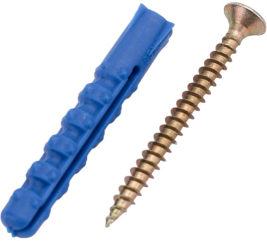 Набор крепежа (дюбель+саморез) 8х50 (10 шт.) (30784404)