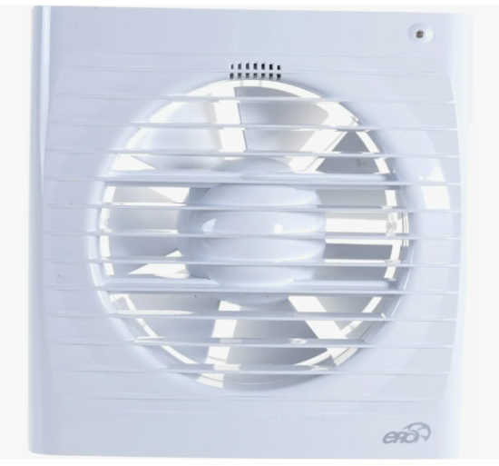 Вентилятор накладной STANDART 4S С с сеткой и обратным клапаном D100 ЭРА