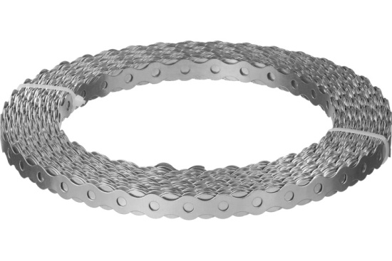 Лента перфорированная прямая 0,5 х 17 (25м)