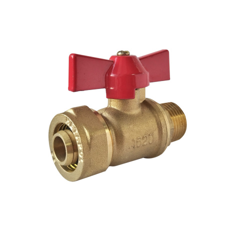 Кран шаровый под метапол 20х1/2" НР