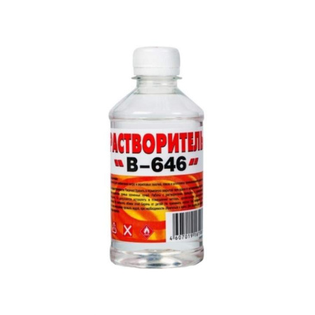 Растворитель 646 0,25л.ПЭТ Вершина