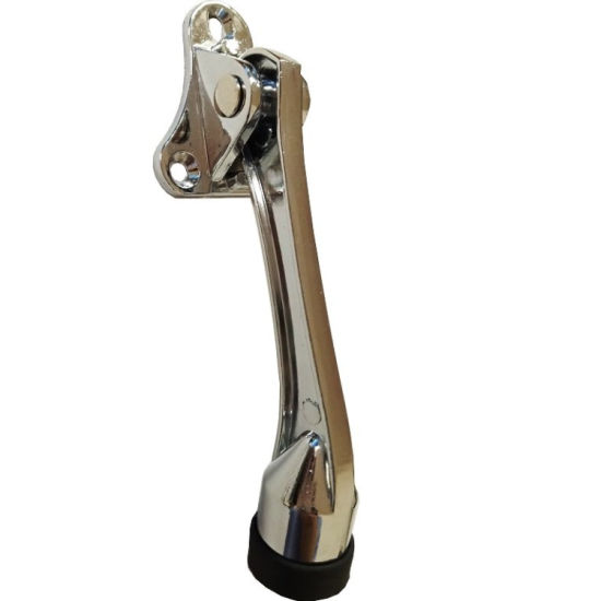 Ограничитель напольный "Козья Ножка" хром 205075