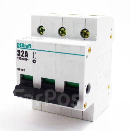 Выключатель нагрузки BH102-3P-32A 17010DEK
