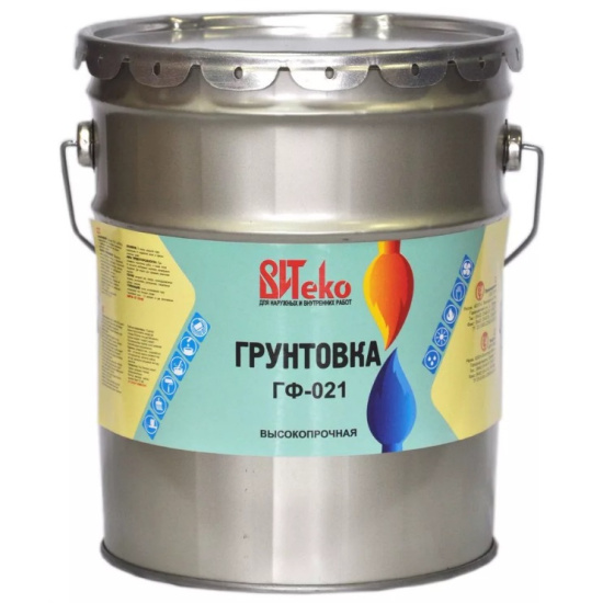 Грунт ГФ-021 серый 20 кг ВИТЕКО