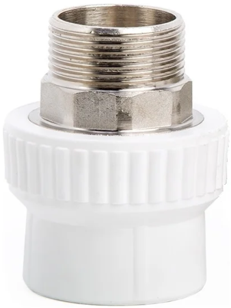 Муфта комбинированная 50х1 1/2" НР под ключ Lammin 21/3