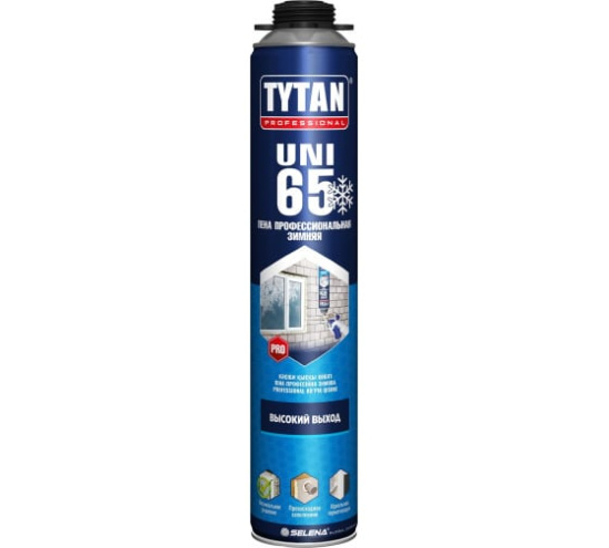 Пена монтажная TYTAN 65 PROFESSIONAL 750 мл -20° ЗИМНЯЯ