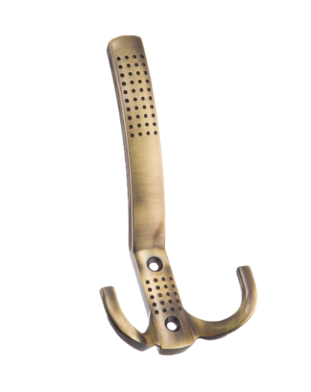 Крючок 3-х рожковый антитчная бронза точки 8514