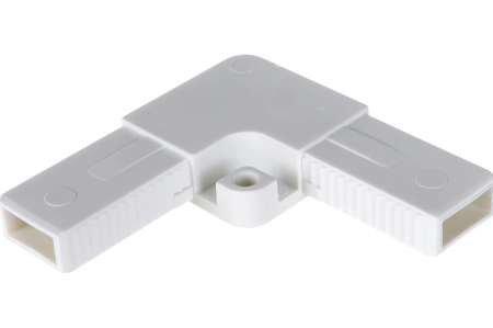 Уголок для москитной сетки под профиль, цельнолитный  БЕЛЫЙ