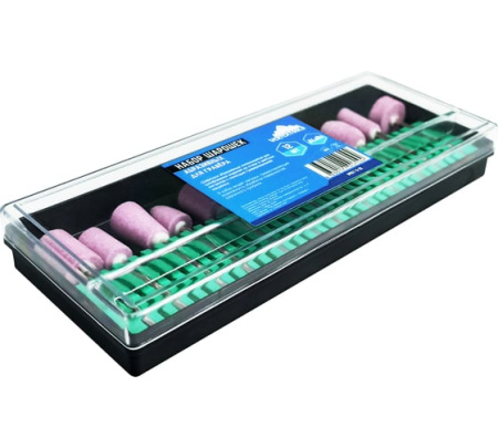 Набор шарошек абразивных для гравера 12шт Vertextools