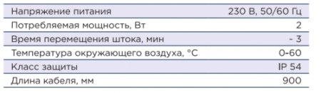 Привод термоэлектрический Vernet 230B H3 NC-нормально замкнутый Kromwell