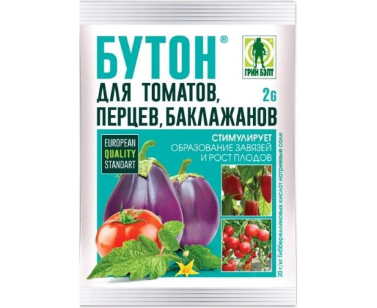 Средство Бутон-2, пак. 2 гр, для томатов, перцев, баклажанов 01-578