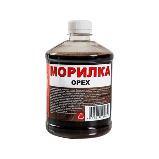 Морилка орех пэт/т 0,5л/0,4кг/20шт Вершина