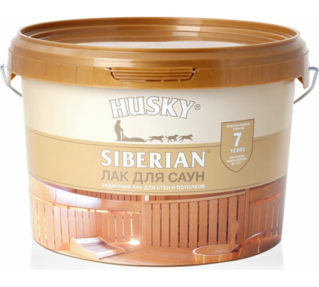 Лак для саун 2,5л HUSKY SIBERIAN