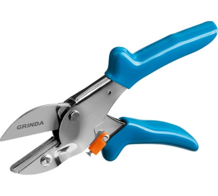 Секатор Р-44 с стал. рукоятками, контактный 190мм GRINDA 423444