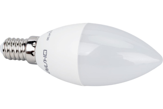 Лампа светодиодная ОНЛАЙТ OLL-С37-6-230-2.7К-E14-FR (71 628/716281)