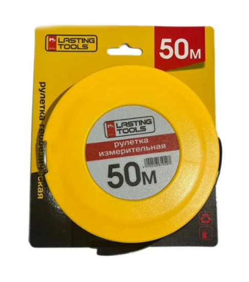 Рулетка геодезическая 50м х 10,0мм LASTING TOOLS 10507
