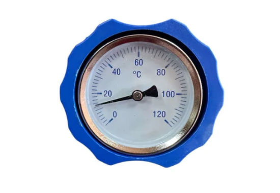 Съемная рукоятка с синим термометром для групп быстрого монтажа