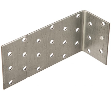 Крепежный уголок асимметричный 2,0 мм, 120х40х60