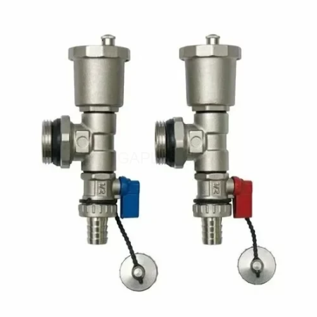 Воздухоотводчик автом.+сбросник для коллекторной группы Vieir VR1108 (комплект)