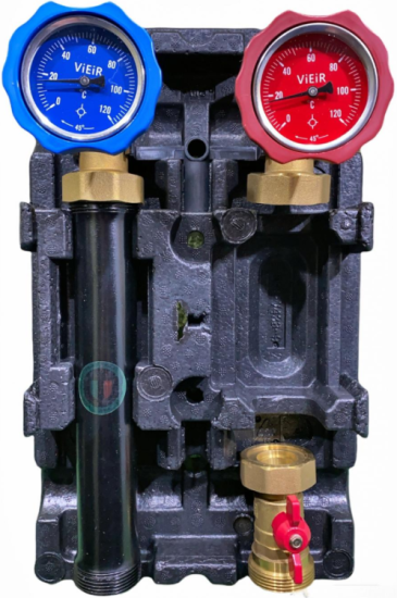 Насосная группа быстрого монтажа VR217-25/6 с 3х ходовым клапаном Vieir