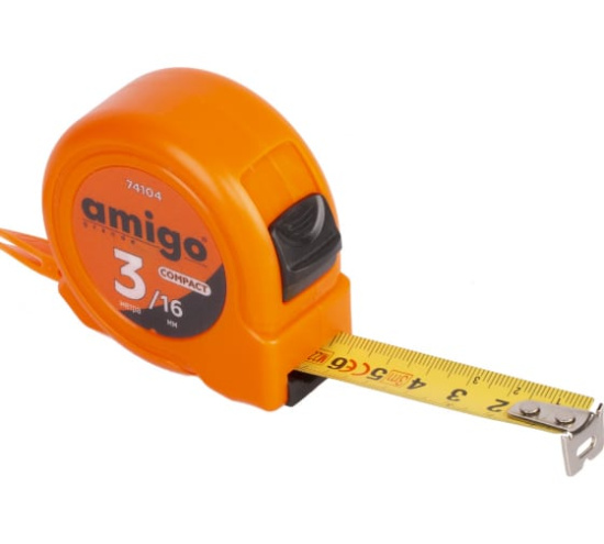 Рулетка 5м х25 мм,Amigo Grande  74105