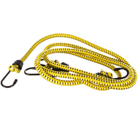 Шнур STAYER MASTER резиновый крепежн.со стал. крюками, 80см, d7мм, 2шт/40505-080_z01