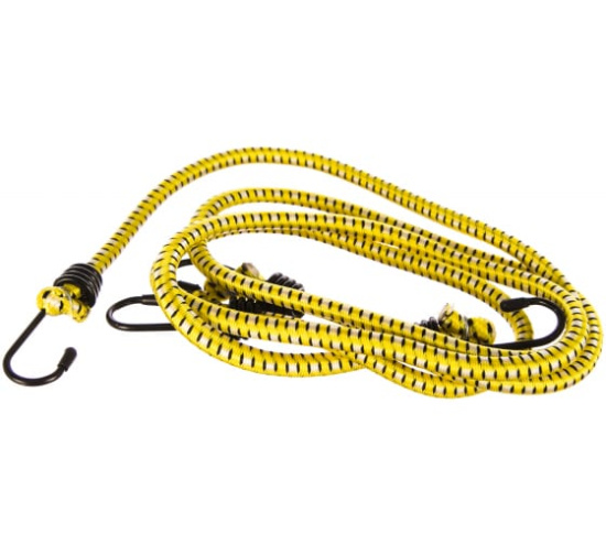 Шнур STAYER MASTER резиновый крепежн.со стал. крюками, 80см, d7мм, 2шт/40505-080_z01