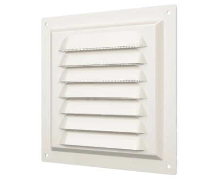 Решетка вентил. стальная 250*250 полимер.покрытие Ivori 2525МЭ