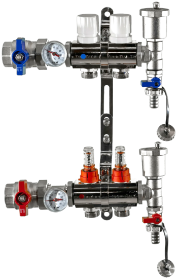 Коллекторная группа TIM КА002 с расходомерами 1