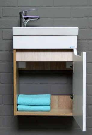 Тумба подвесная Домино Мечта 40 б/ящика, под раковину Енисей 133277