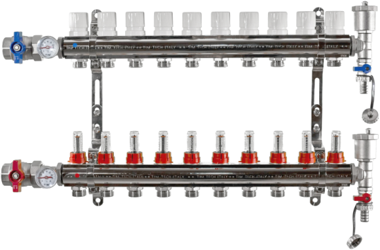 Коллекторная группа TIM КА010 с расходомерами 1