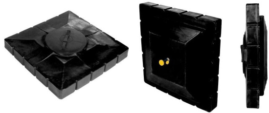 Емкость бак для душа 200л (970х970х300) (220)