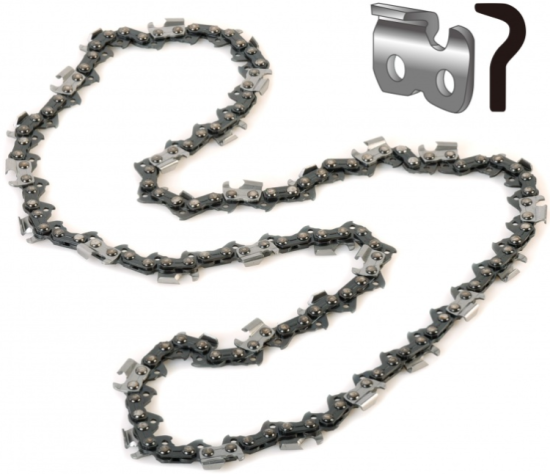 Цепь Sturm SC32513CST-72, 72 звена 0,050", шаг 0,325" квадратный хромир., каленый зуб 