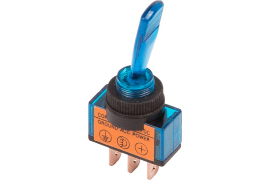 Тумблер 12V 20A ON-OFF однополюсной с подсветкой REXANT 36-4371