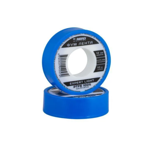 Лента ФУМ 12мм-0,075мм-10м "ABRO Masters"
