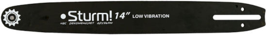 Шина 14" паз 1,1мм 3/8" 50зв. HB14-438-50 Hanskonner