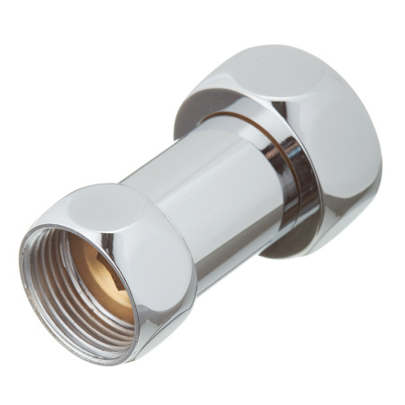 Соединение для ПС прямое 1"х1/2" г/г (хром)