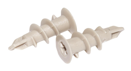 Дюбель для ГВЛ 14 * 32 мм. пластик. со сверлом