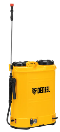 Опрыскиватель ранцевый аккумуляторный D-16LA, 16 л, 12 В, 8 Ач// Denzel 64789