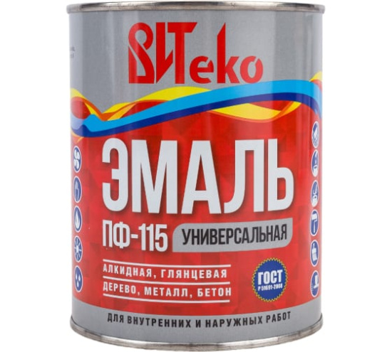 Эмаль ПФ115 Желтая 1,8кг ВИТЕКО