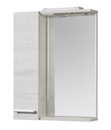 Шкаф зеркало AQUATON Ронда 55 дуб сонома 41176