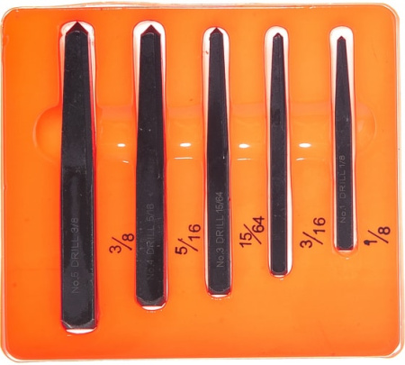 Набор экстракторов 5шт., прямой квадрат//MATRIX (77351)