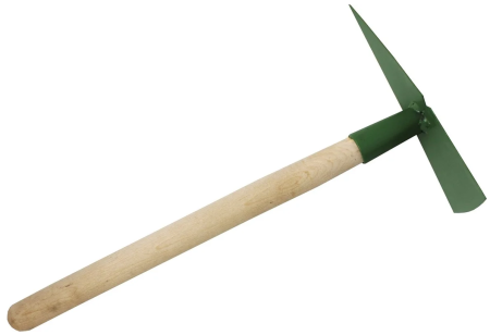 Мотыжка+бороздовик п/о,черенок деревянный 24-06-021