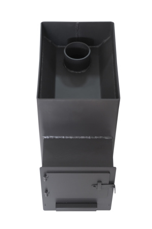 Печь банная "Копеечка" с выносным топочным каналом 15/115