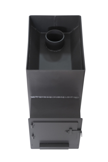 Печь банная "Копеечка" с выносным топочным каналом 15/115